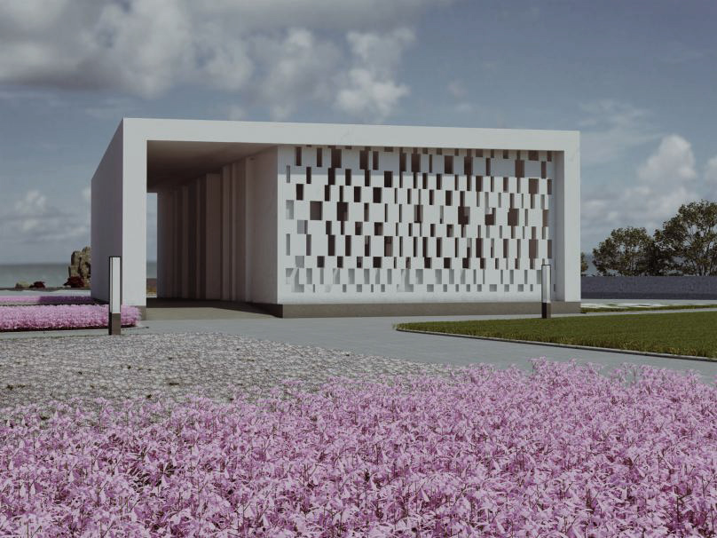 Summer Pavilion On Azov Coast